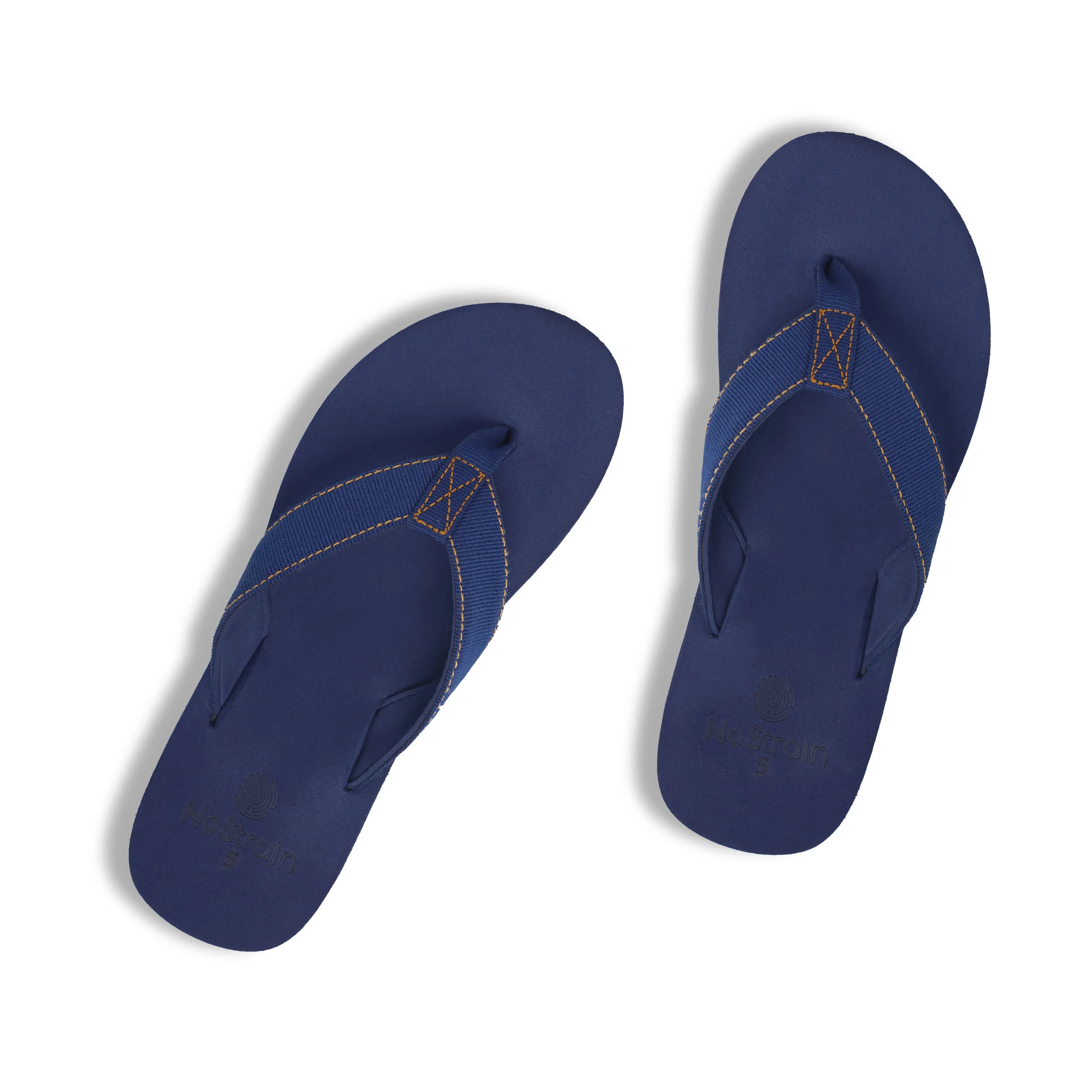 Women’s Blue Stripe Arch Slippers – Stylish, Lightweight & Arch Support Comfort