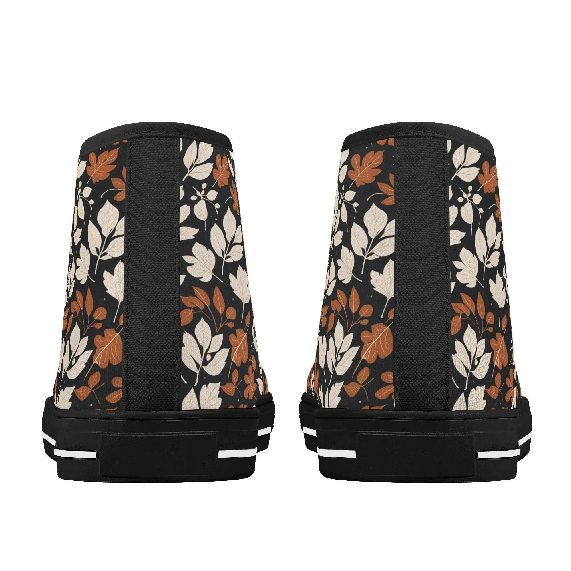 Womens Rubber High Top Dark Autumn Canvas Shoes