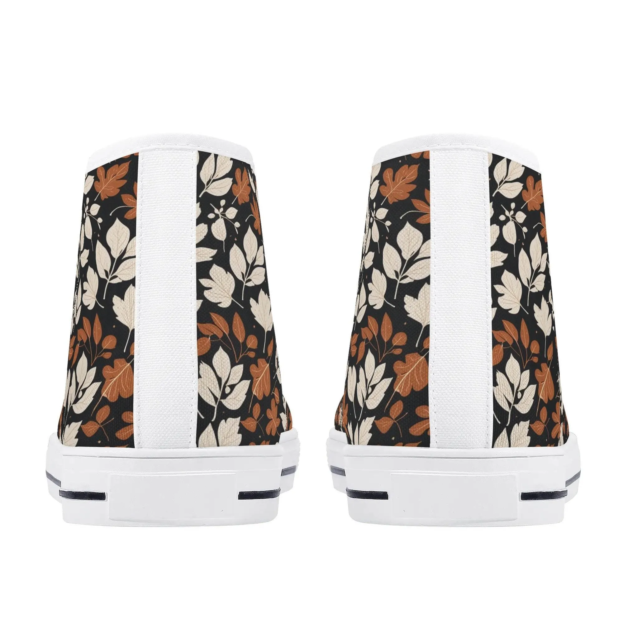 Womens Rubber High Top Dark Autumn Canvas Shoes
